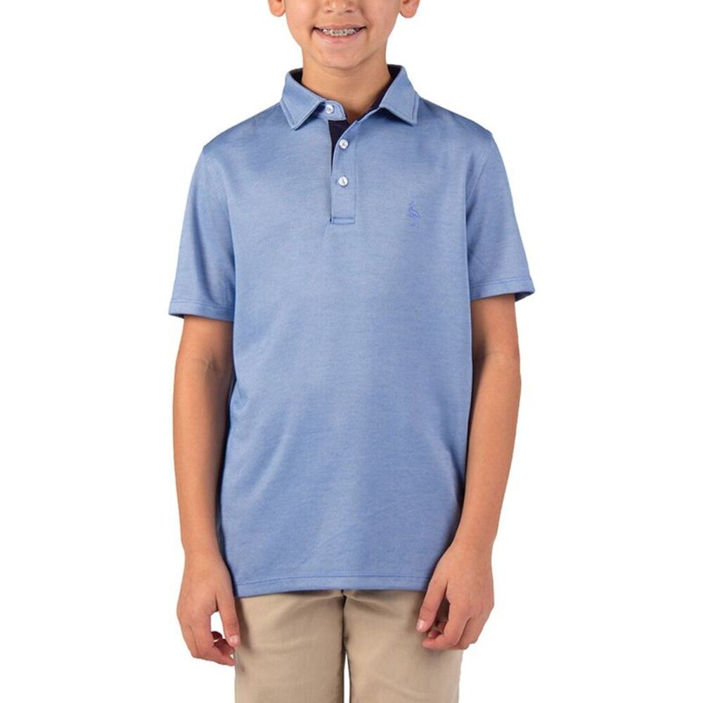 Tailorbyrd Boys  Solid Polo Shirt, Blue